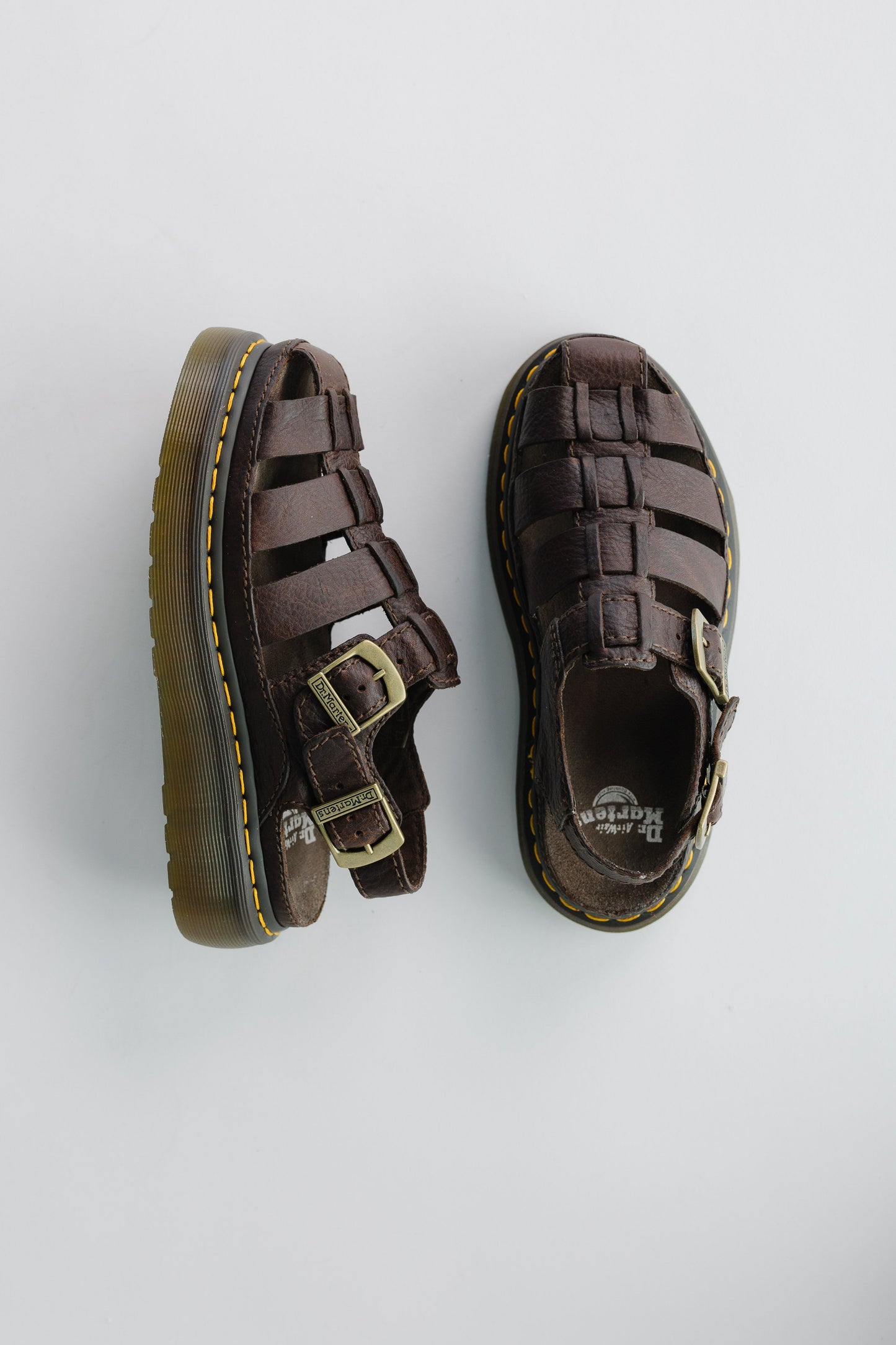 Dr Martens Wrenlie Dark Brown Grizzly WOMEN'S SHOES Dr Martens