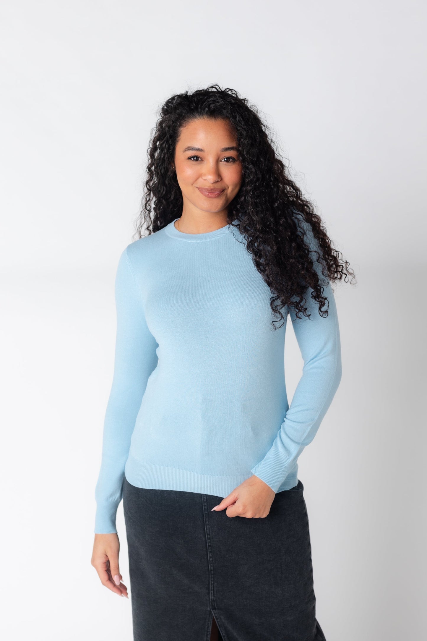 Saylor Soft Sweater WOMEN'S SWEATERS Be Cool Sky S