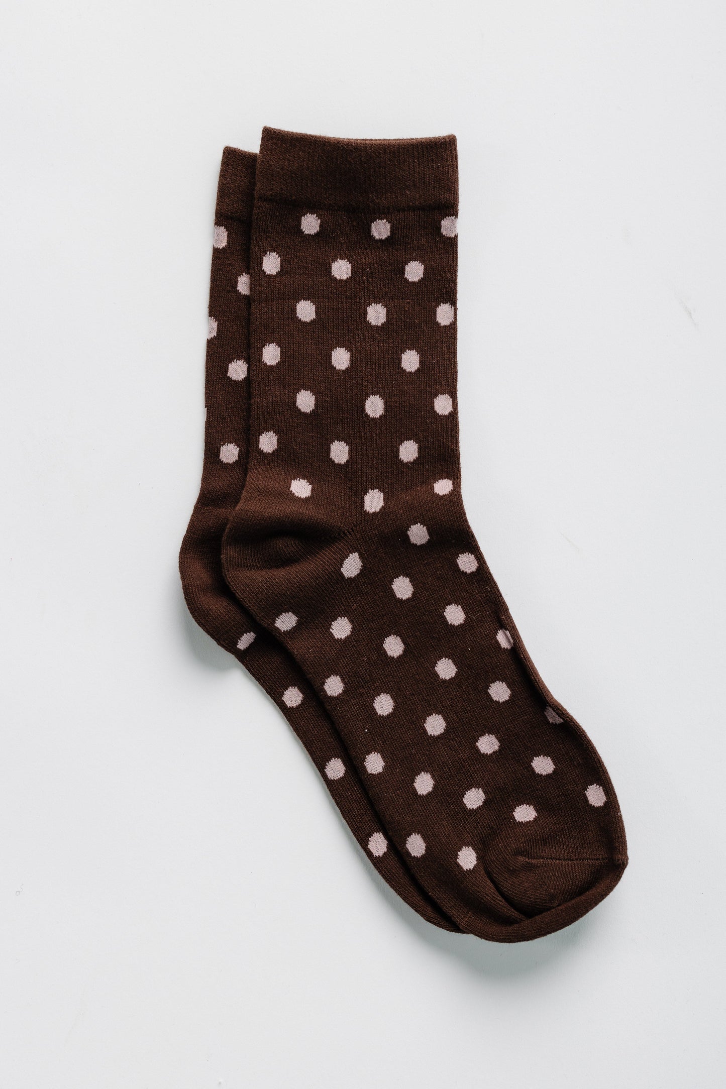 Cove Dotty Socks WOMEN'S SOCKS Cove Accessories Brown OS
