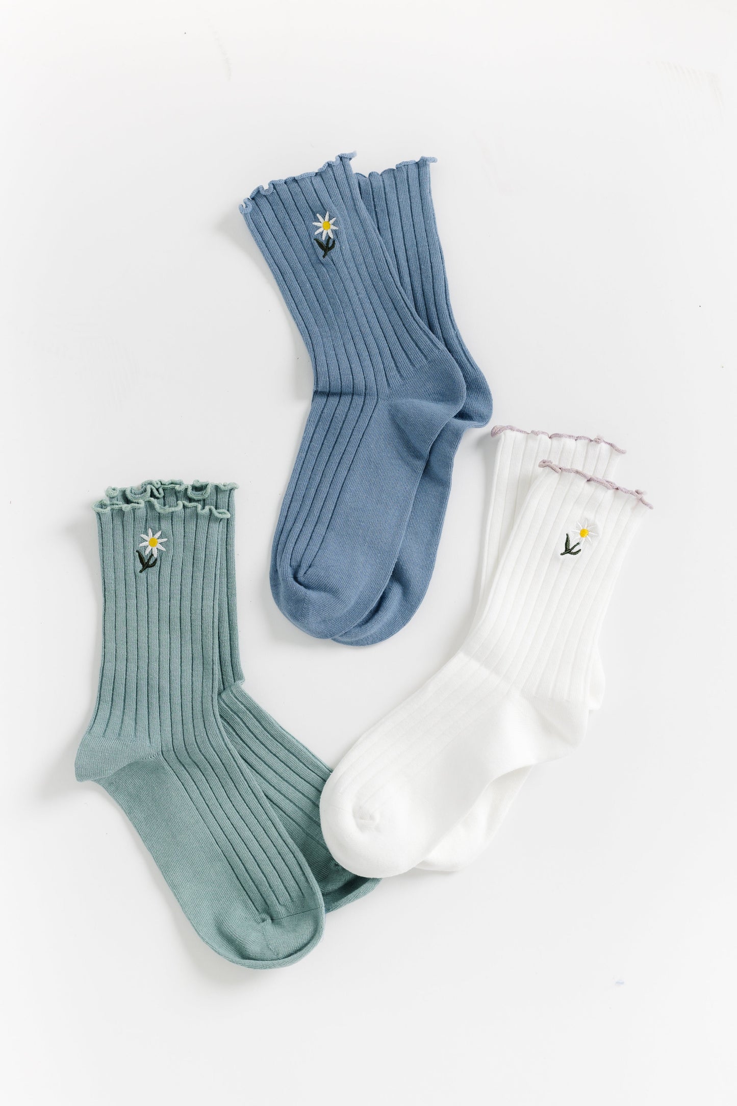 In The Valley Embroidered Sock WOMEN'S SOCKS Cove Accessories