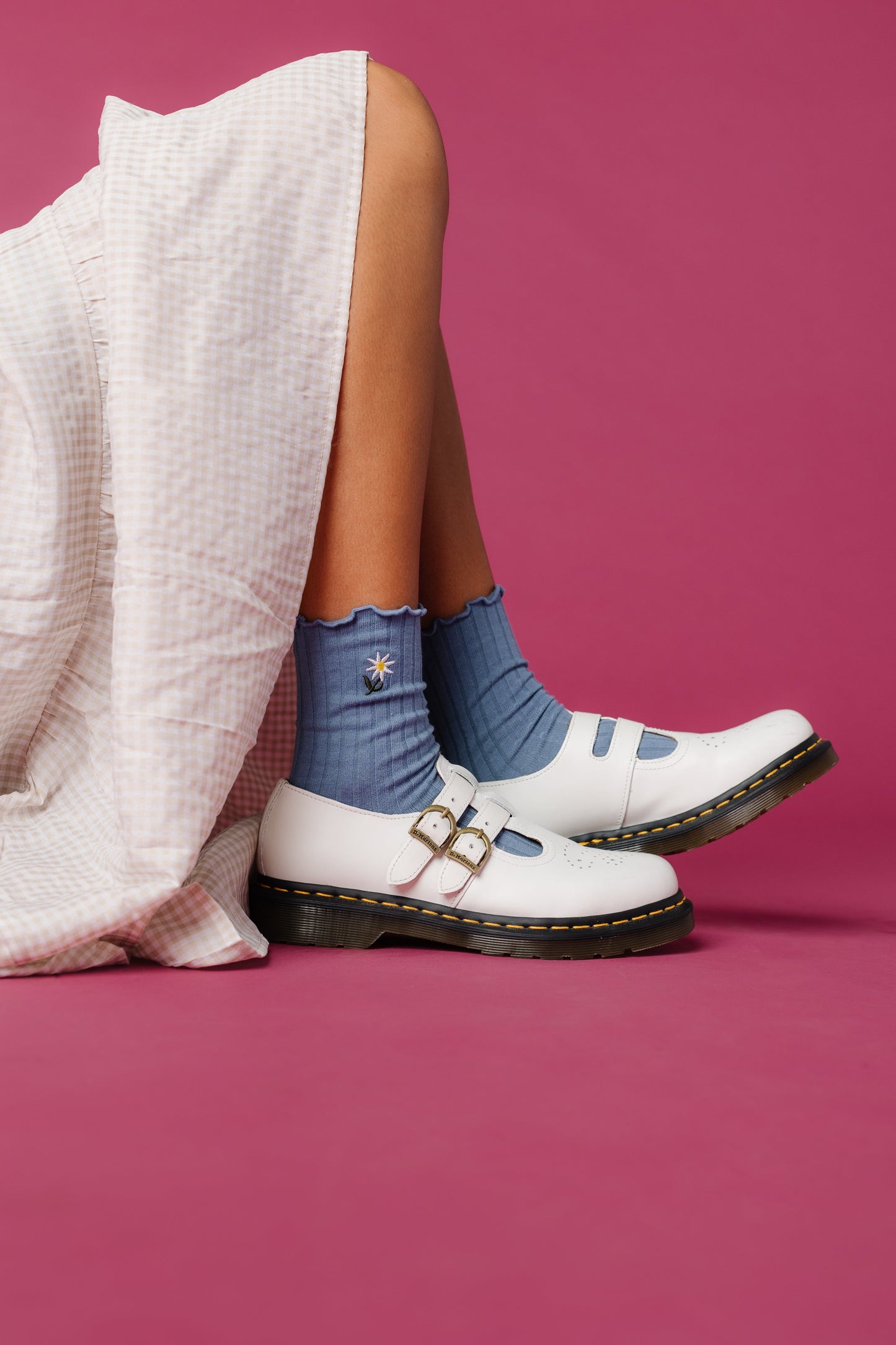 In The Valley Embroidered Sock WOMEN'S SOCKS Cove Accessories