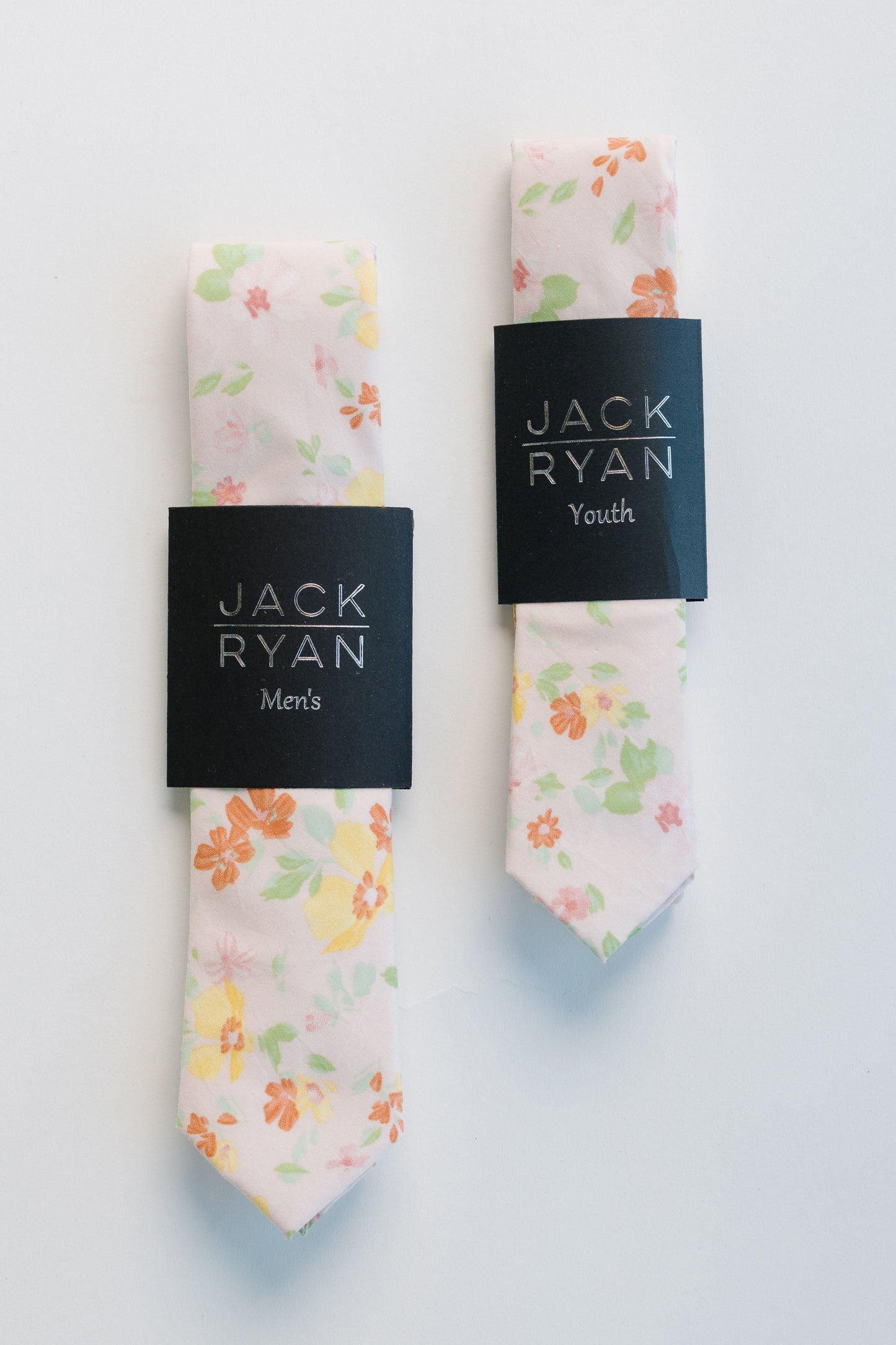 Jack Ryan Spring Ties MEN'S TIE JACK RYAN Lt Pink Floral Men's - 58" x 2.5"