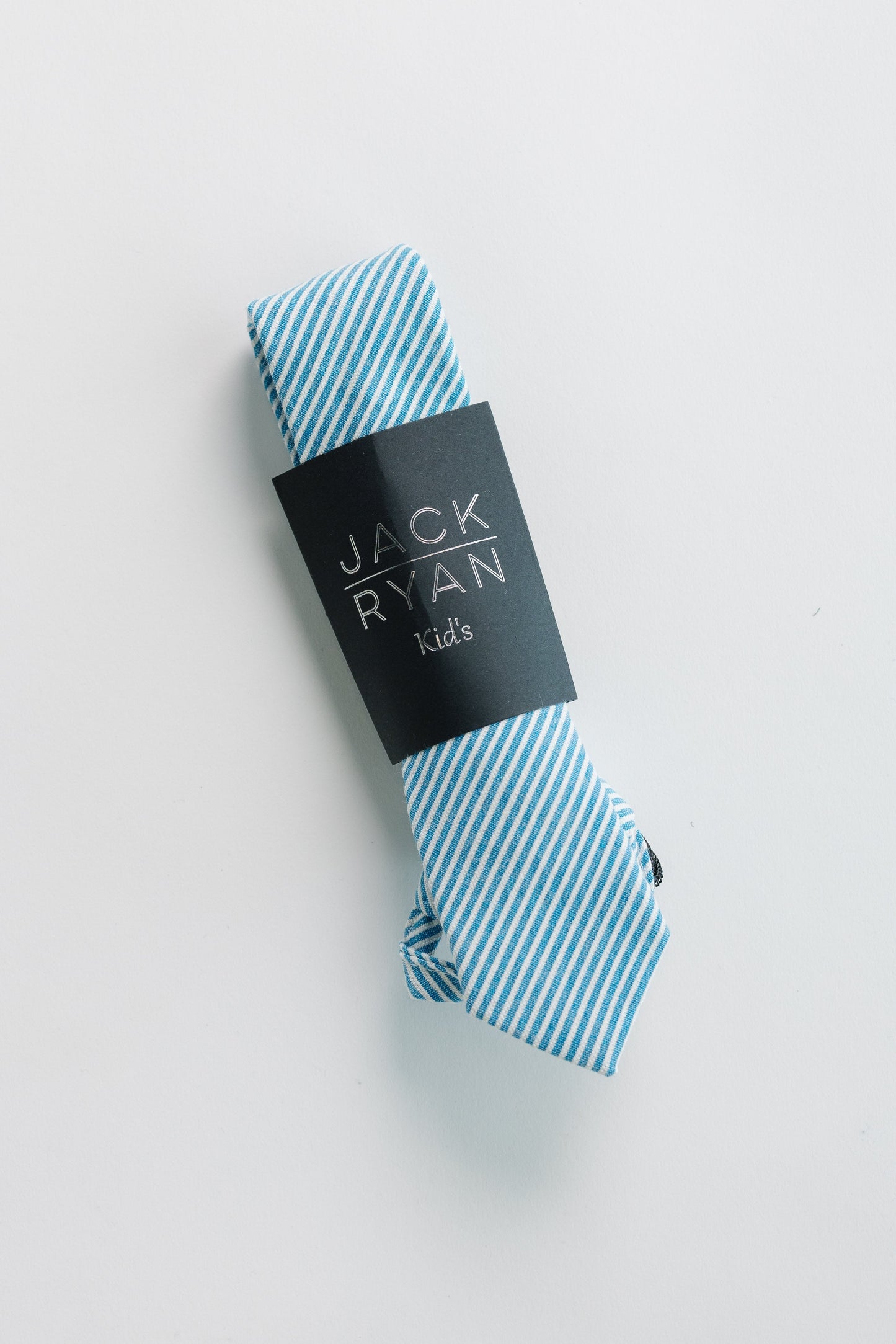 Jack Ryan Summer Ties MEN'S TIE JACK RYAN Blue Skinny Stripe Kid's - 14" x 2"