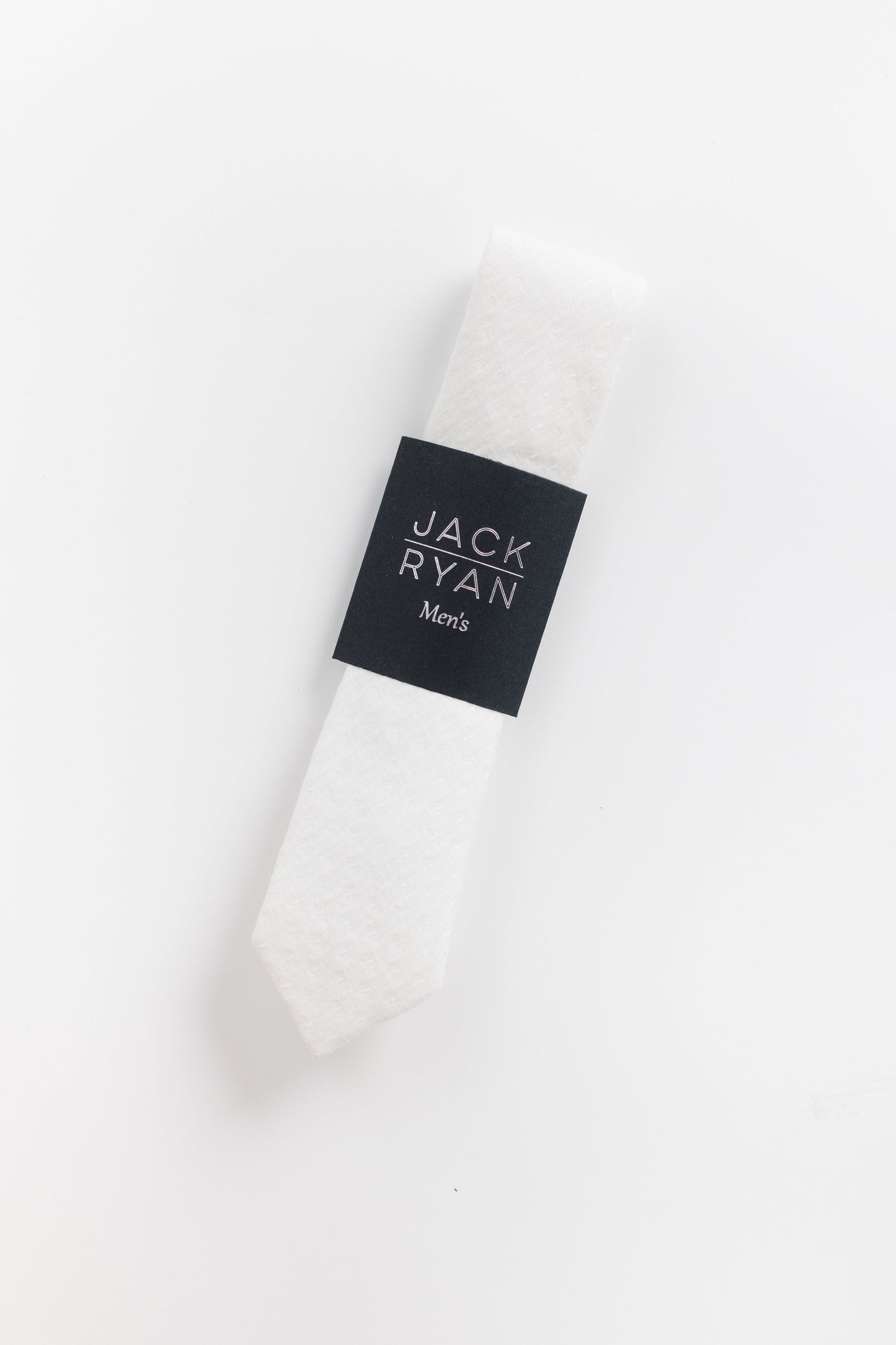 The Ethan Tie MEN'S TIE JACK RYAN White Men's