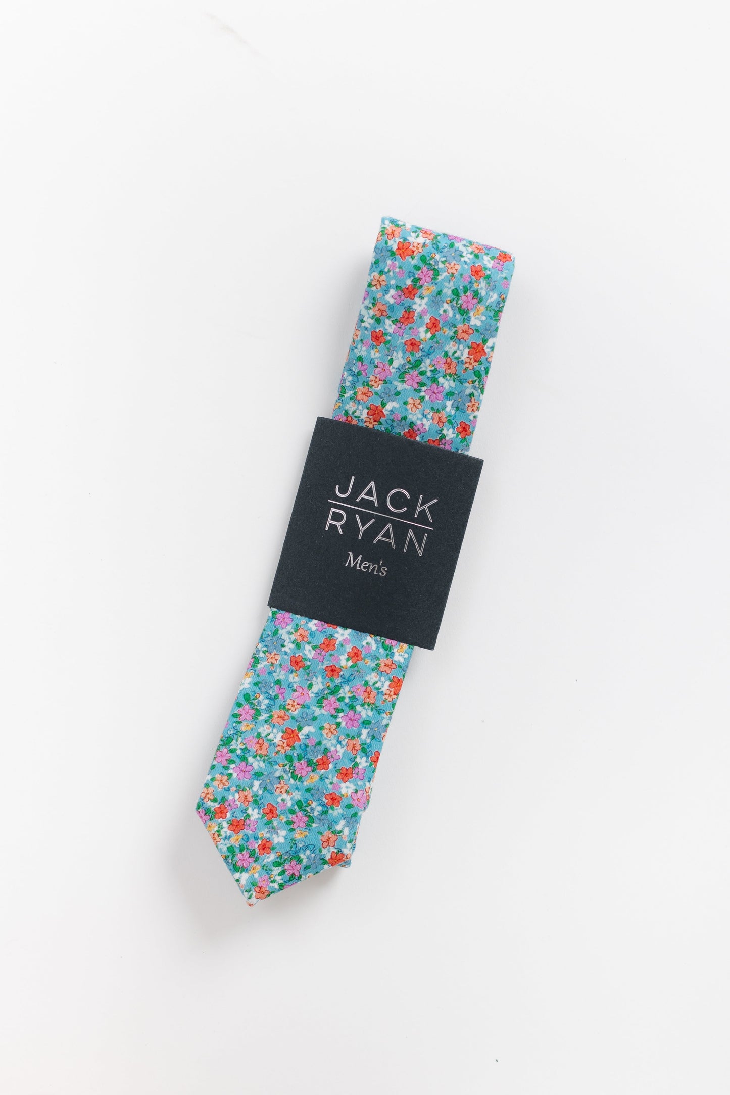 The Aidan Tie MEN'S TIE JACK RYAN Blue Floral Men's