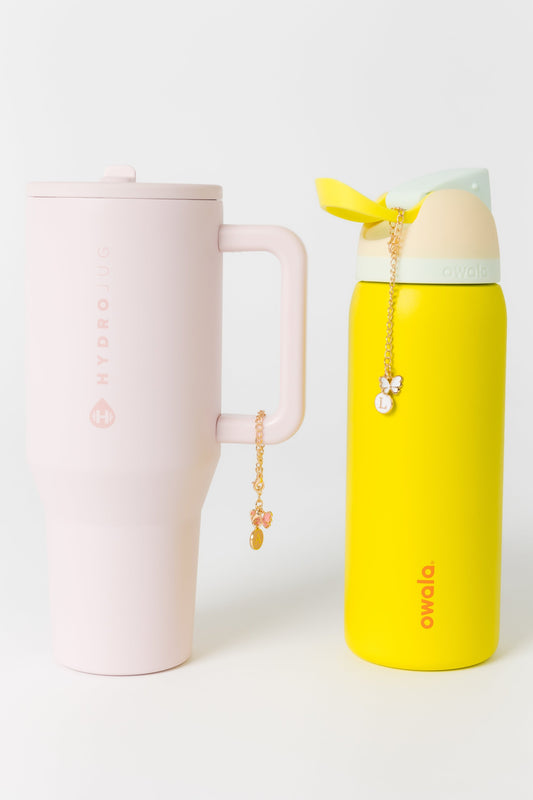 Cove Tumbler Initial & Butterfly Chain ACCESSORIES Cove Accessories