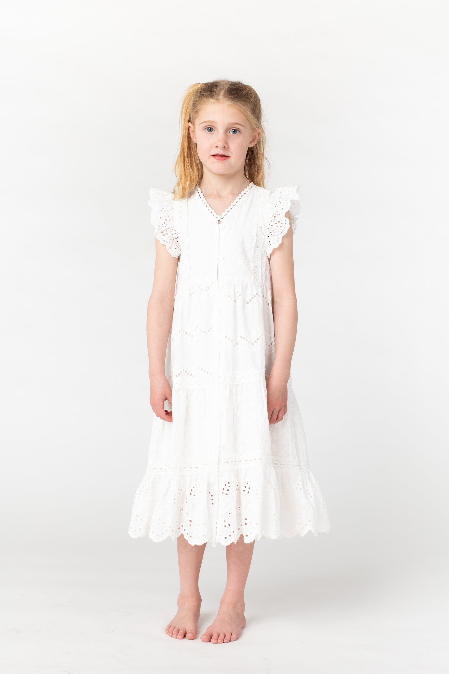 The Little Lucy Dress GIRL'S DRESS brass & roe