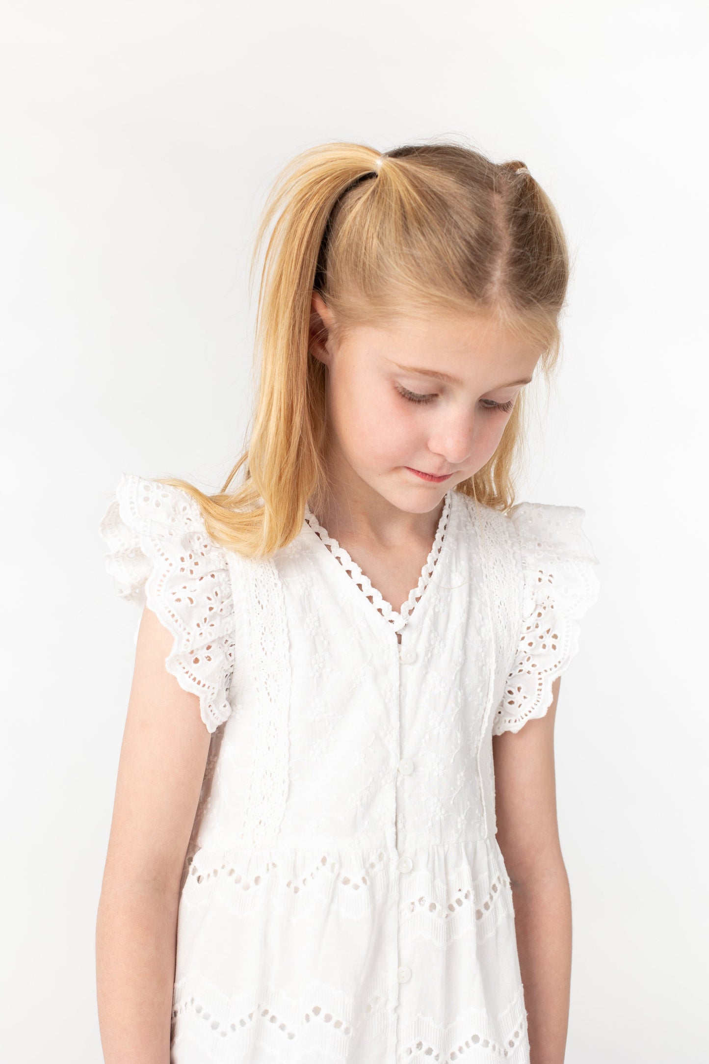 The Little Lucy Dress GIRL'S DRESS brass & roe