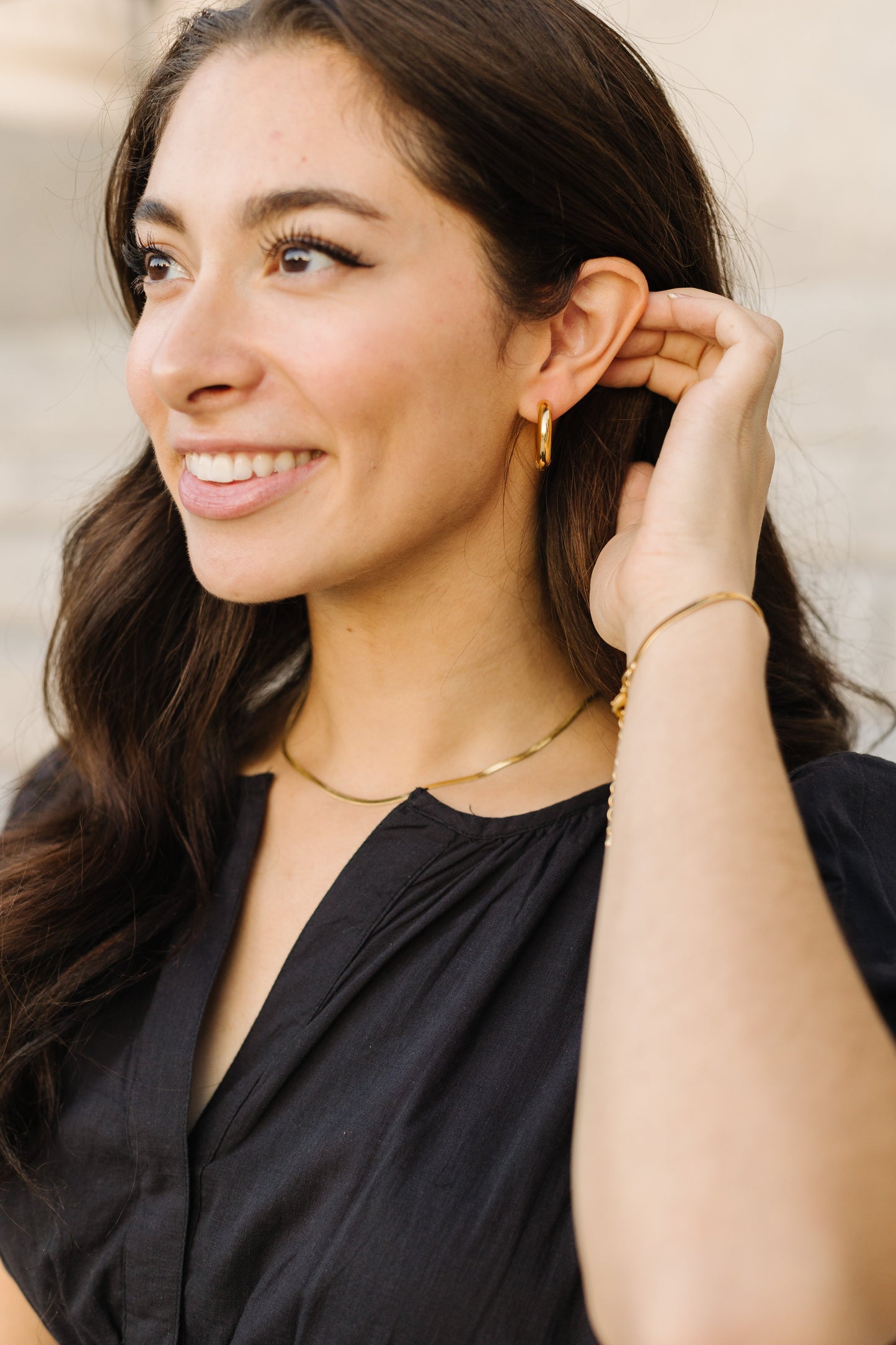 Chunky Large Hoops WOMEN'S EARINGS Cove