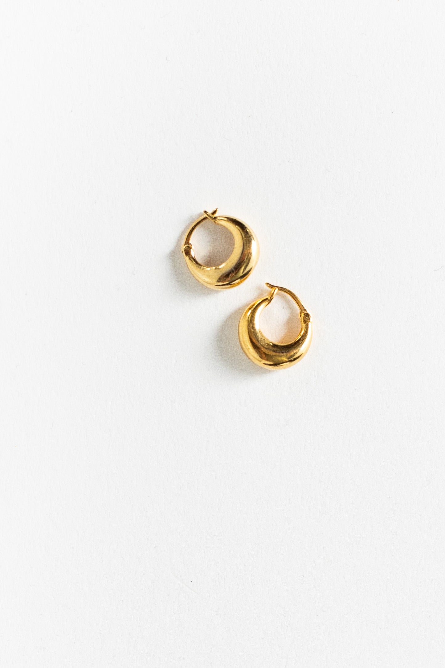 Celine Chunky Earrings in Metallic