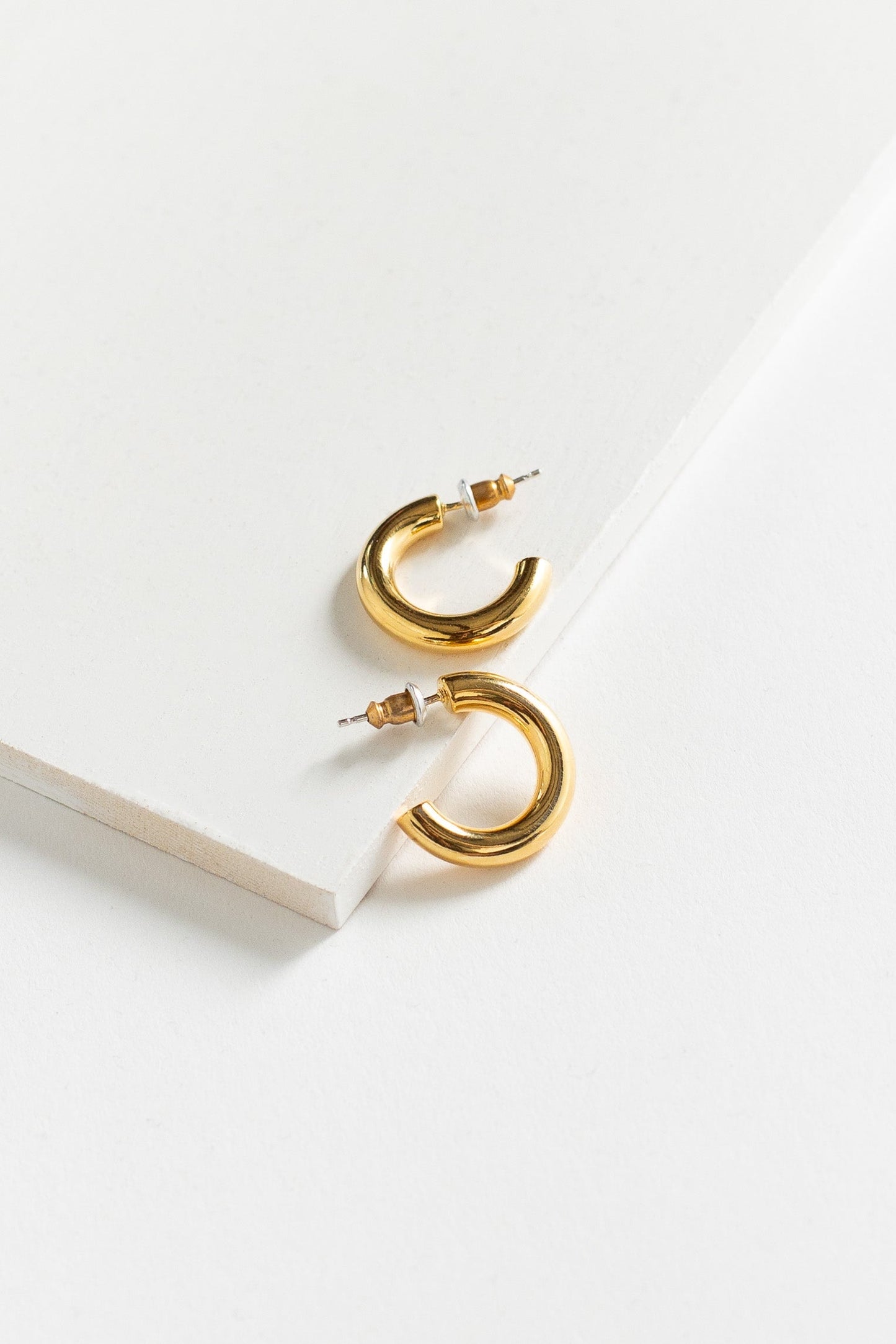 Large Chunky Hoops WOMEN'S EARINGS Cove Gold Plated OS