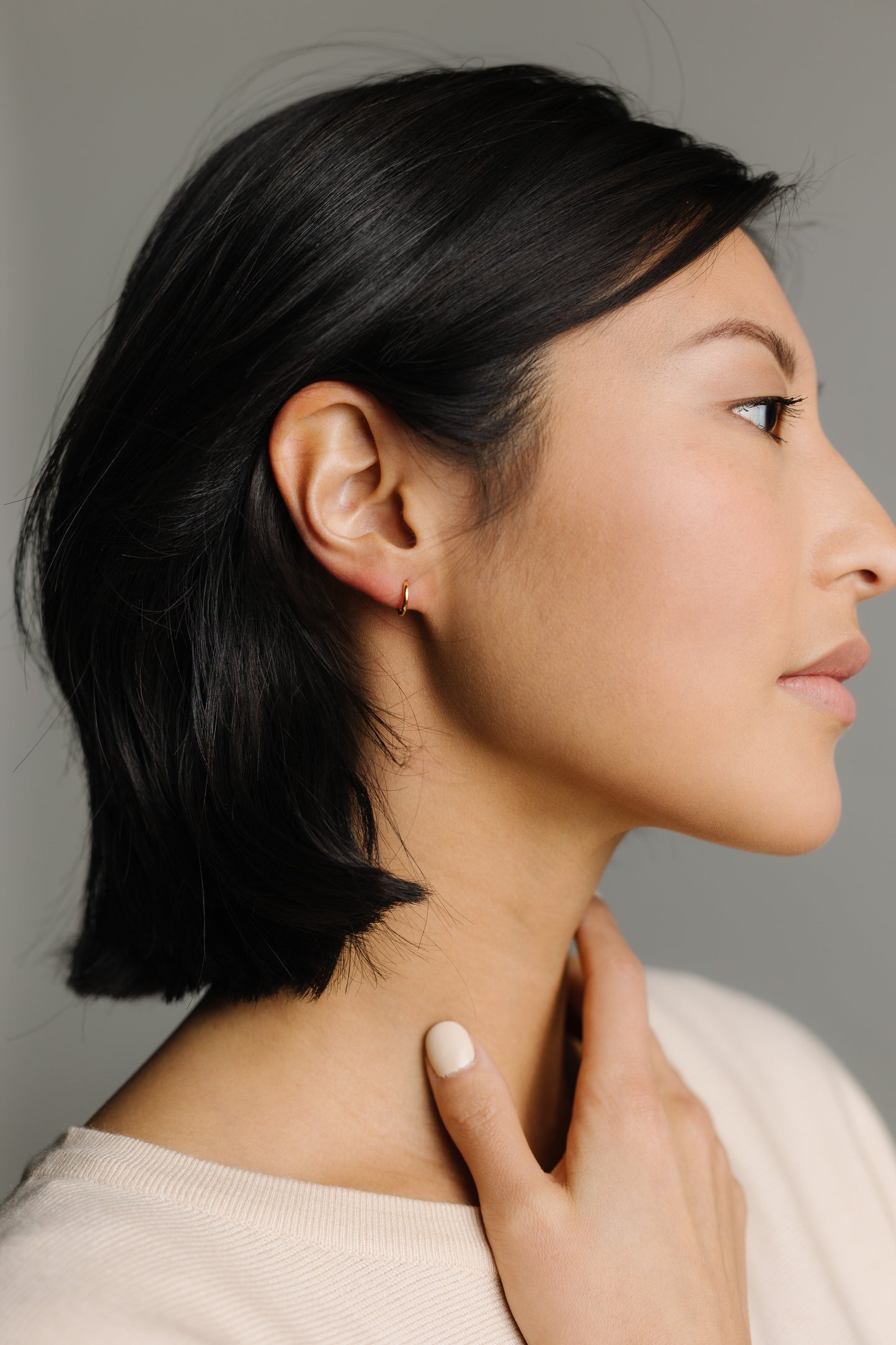 Gold Baby Hoops WOMEN'S EARINGS Cove