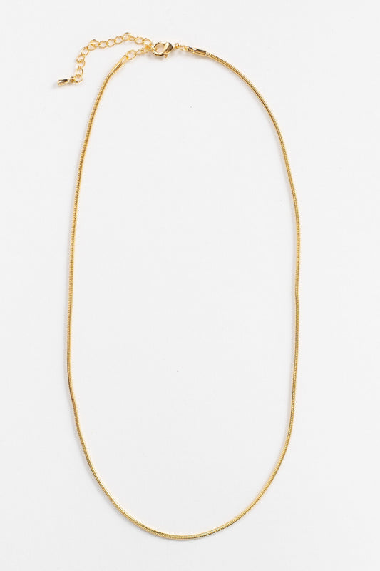 Snake Chain Necklace WOMEN'S JEWELRY Cove Gold 16"