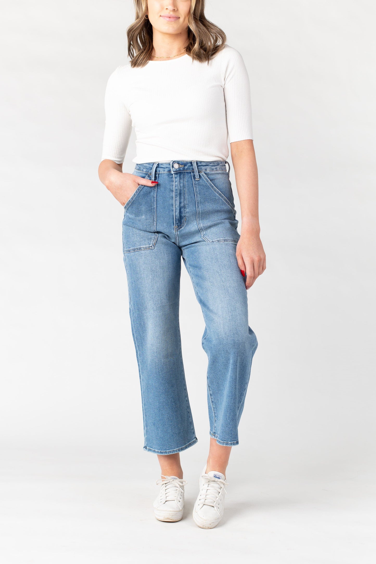 Best Friend Cargo Jean WOMEN'S JEANS Just Panmaco Inc.