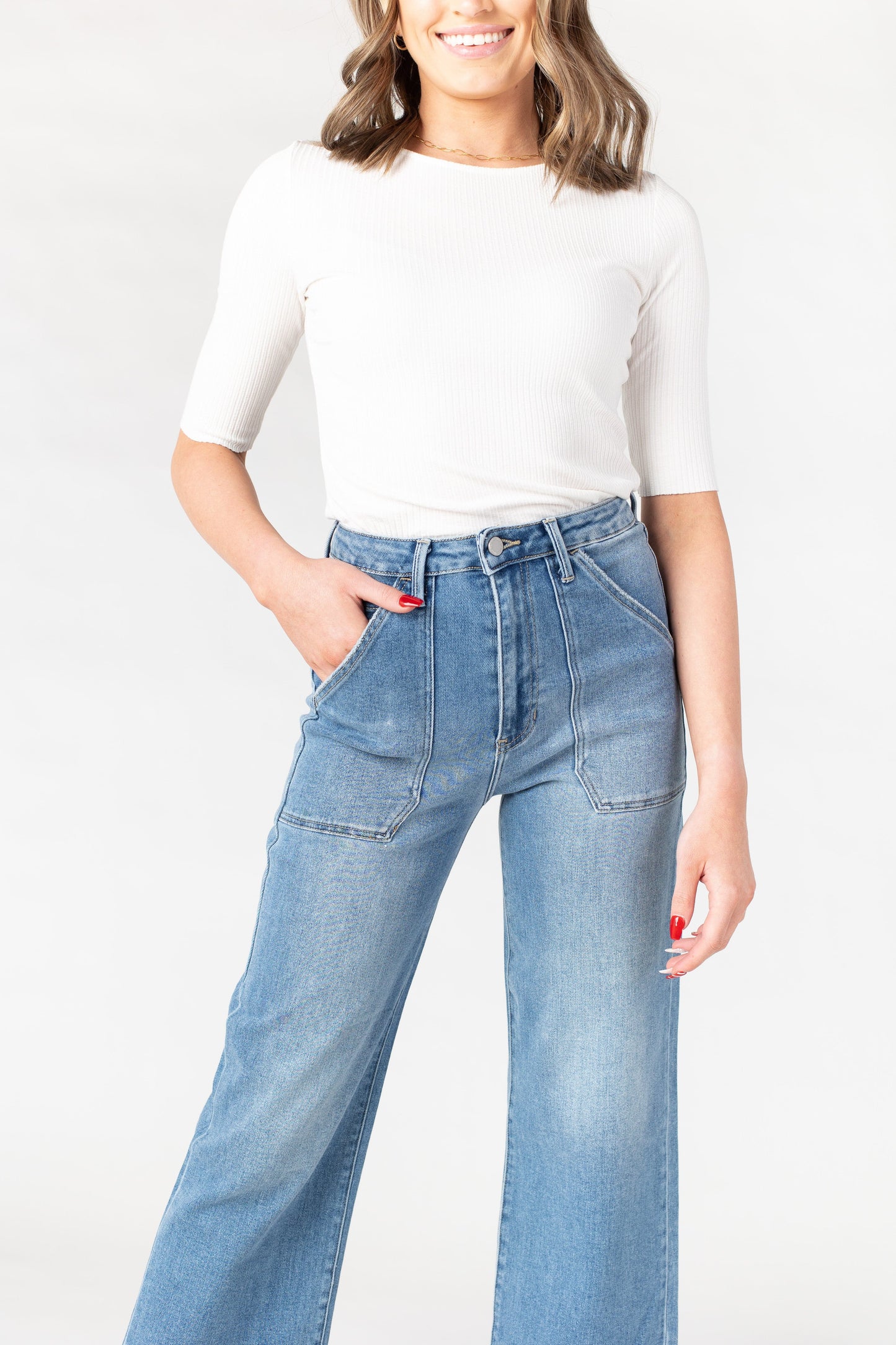 Best Friend Cargo Jean WOMEN'S JEANS Just Panmaco Inc.