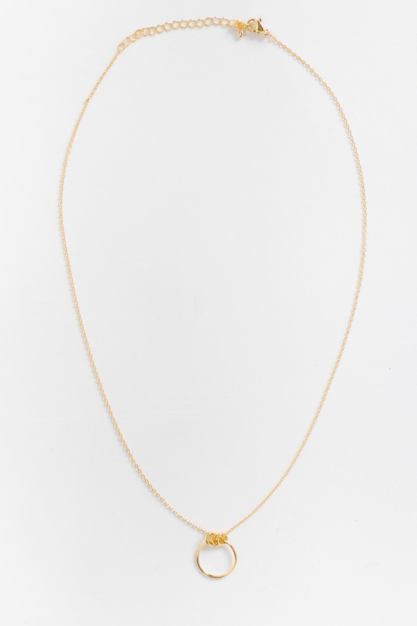 Lakeside Gold Circle Necklace WOMEN'S NECKLACE Cove
