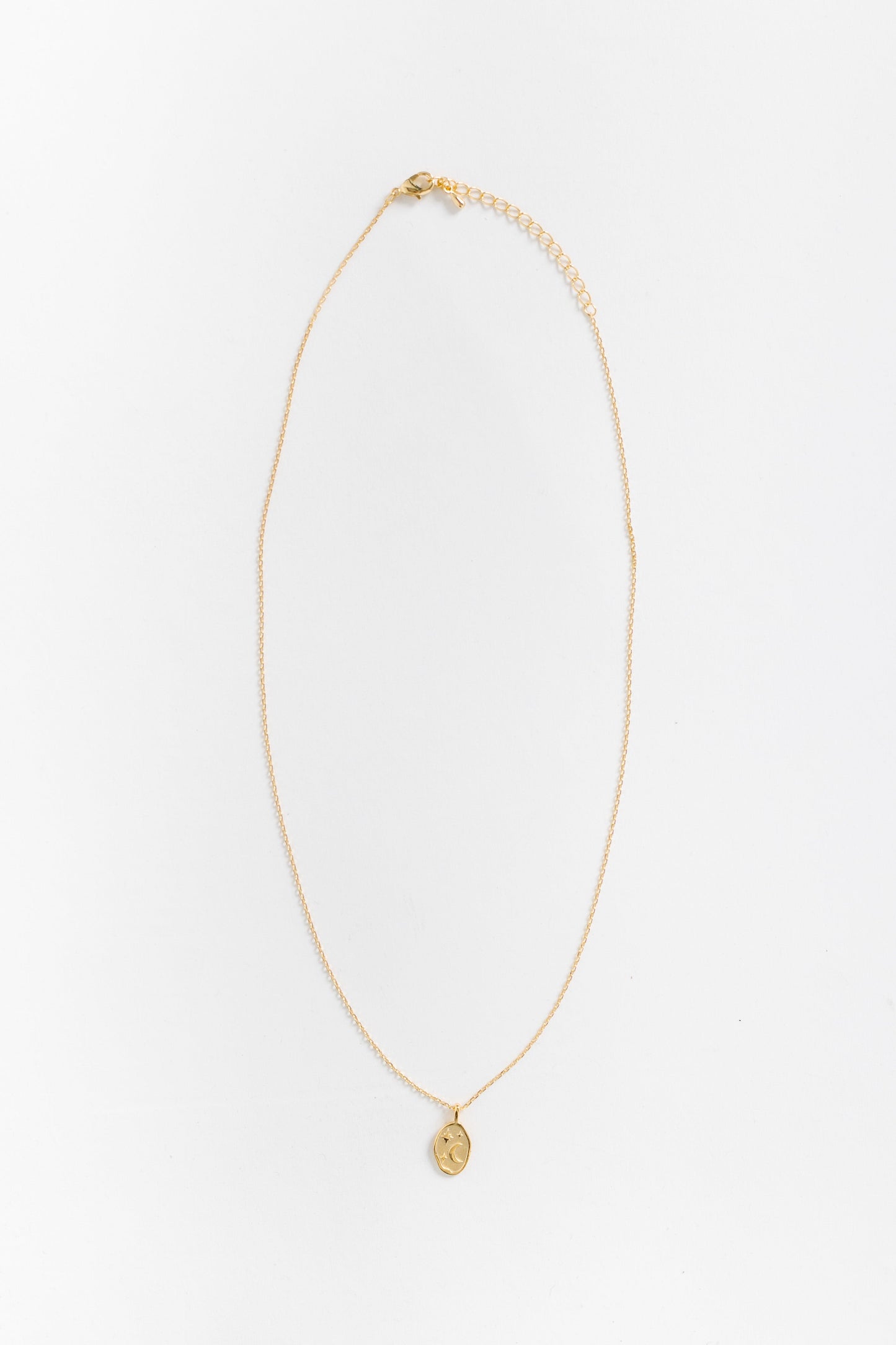 Oblong Moon & Stars Necklace WOMEN'S NECKLACE Cove
