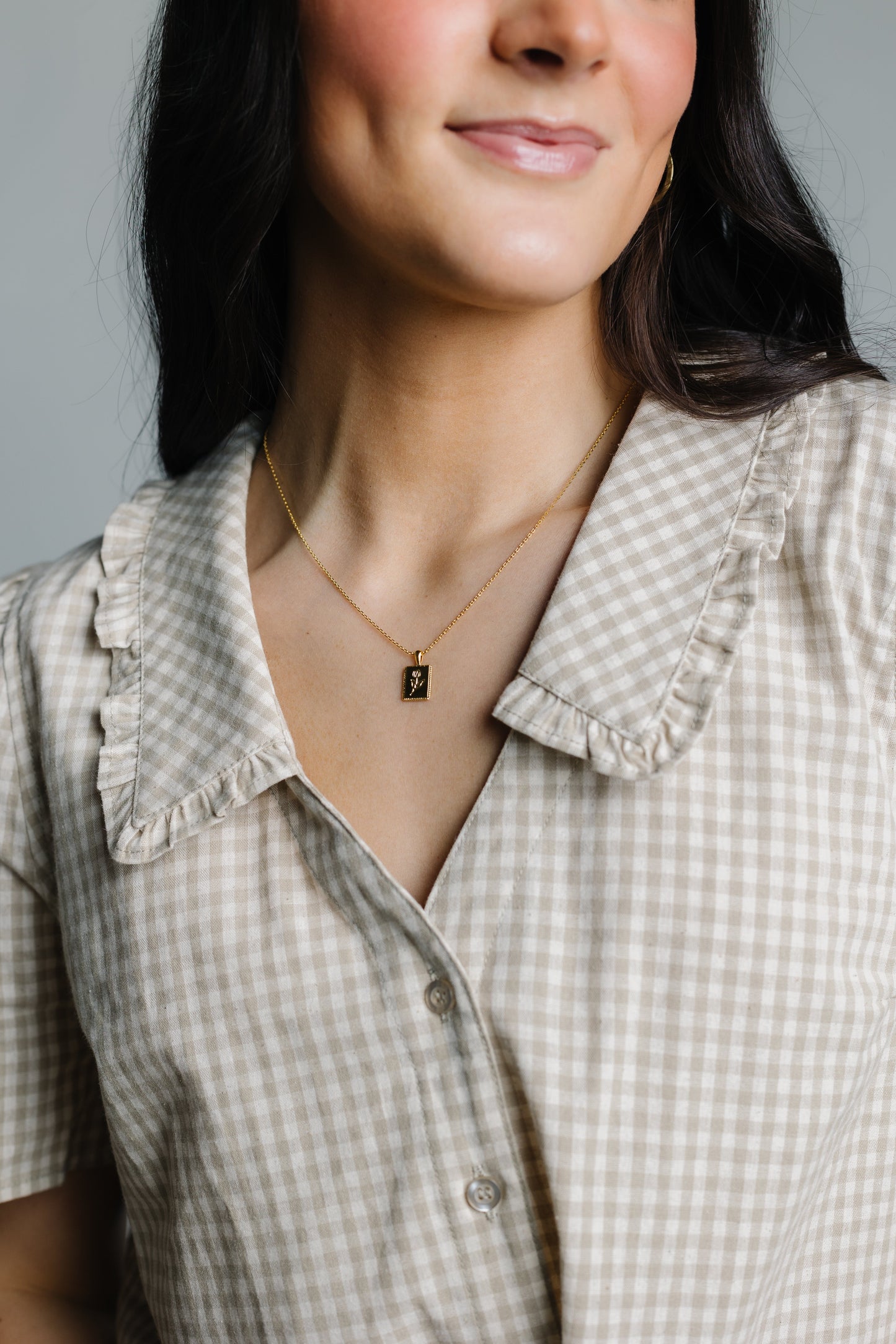 Square Mini Tulip Necklace WOMEN'S NECKLACE Cove