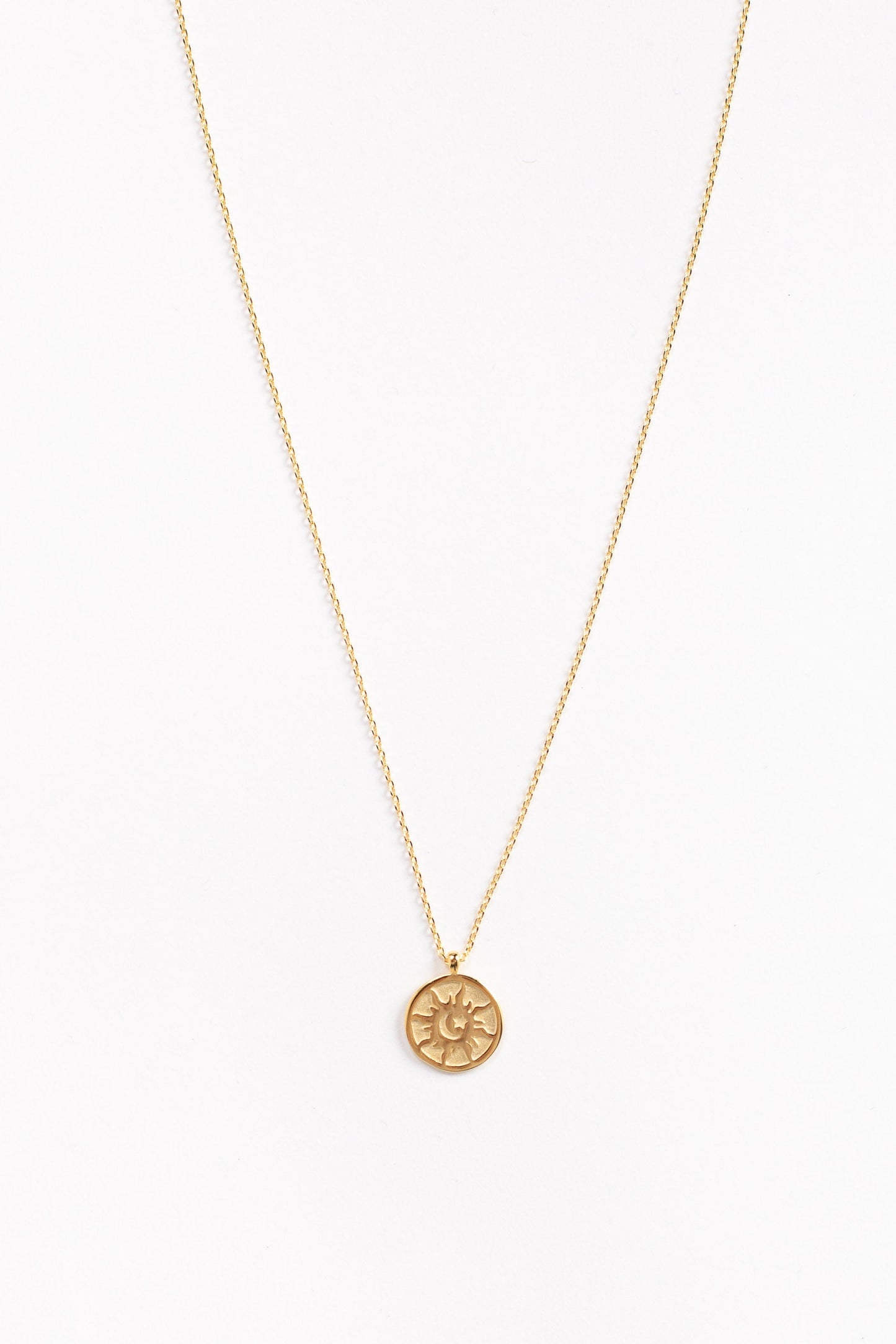 Gold Sunburst Necklace WOMEN'S NECKLACE Cove Gold 16"