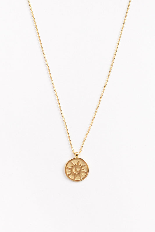 Gold Sunburst Necklace WOMEN'S NECKLACE Cove Gold 16"