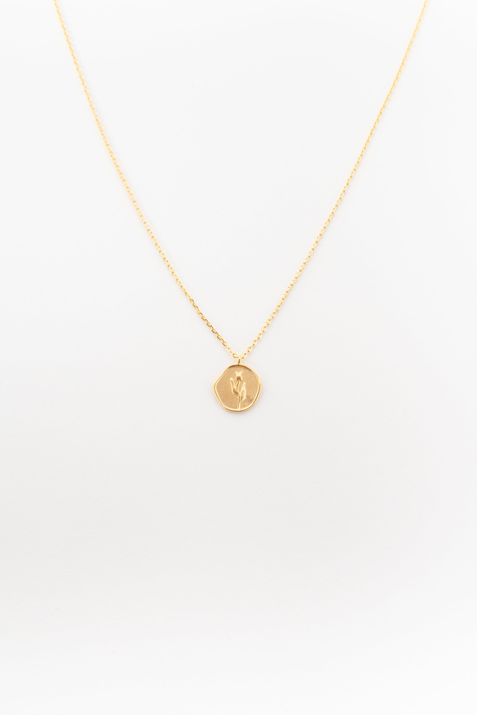 Mini Tulip Necklace WOMEN'S NECKLACE Cove Gold 16" 