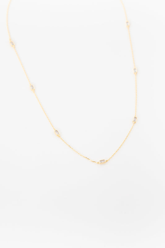 Night Out Jewel Necklace WOMEN'S NECKLACE Cove Gold 16"