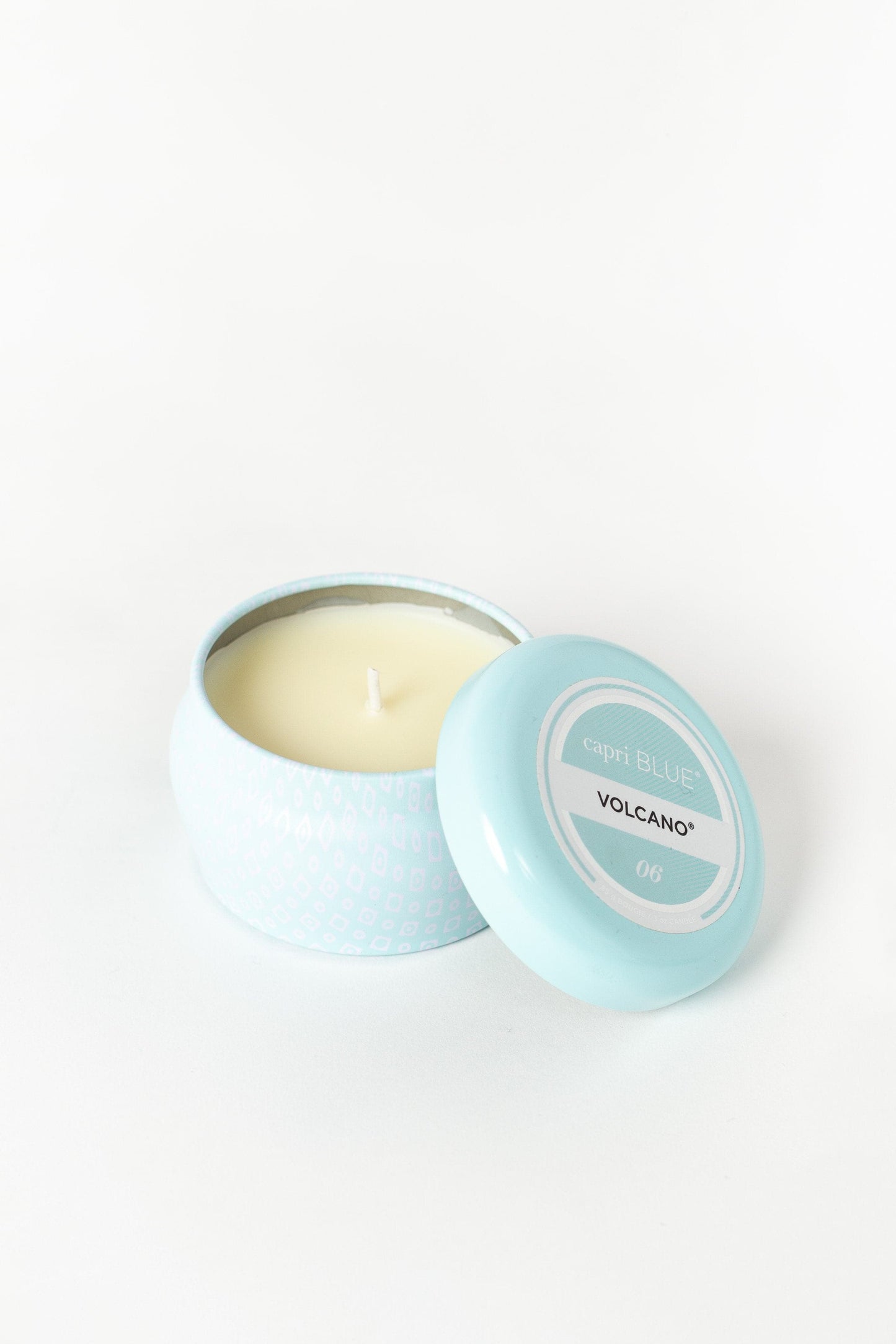 Printed Mini Volcano Candle Capri Blue CANDLE Capri Blue Aqua