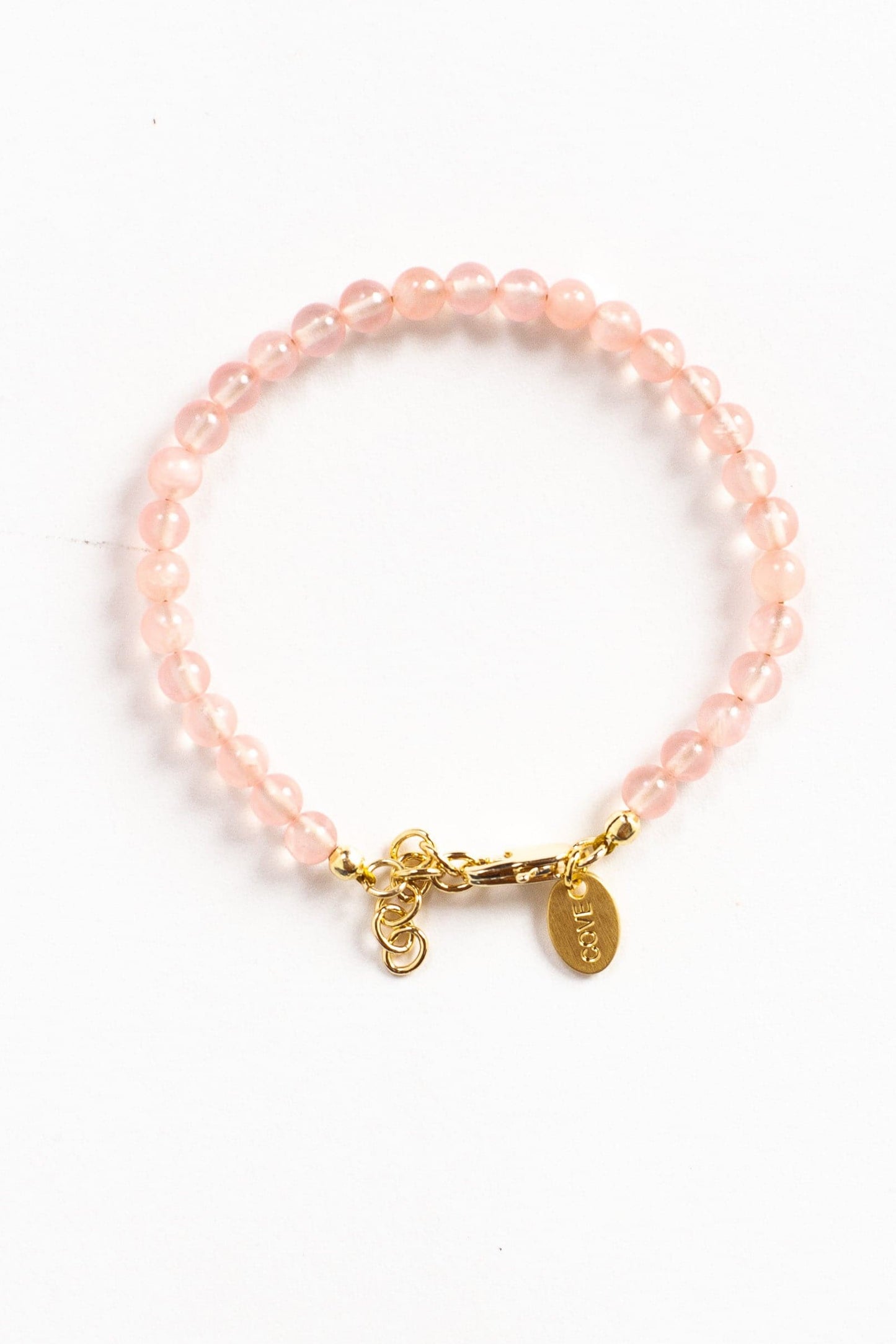 Baby and child pink bracelet with extra links to adjust size