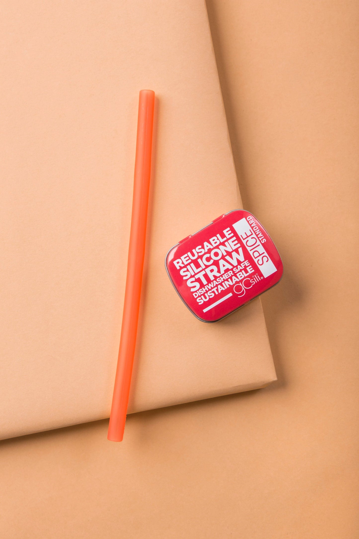 Reusable Silicone Straw HOME GOODS Called to Surf Standard Spice