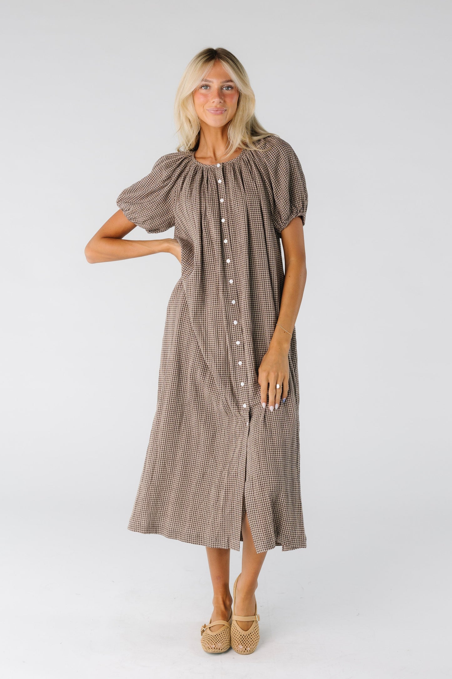 Brass & Roe Daybreak Button Down Dress WOMEN'S DRESS brass & roe 