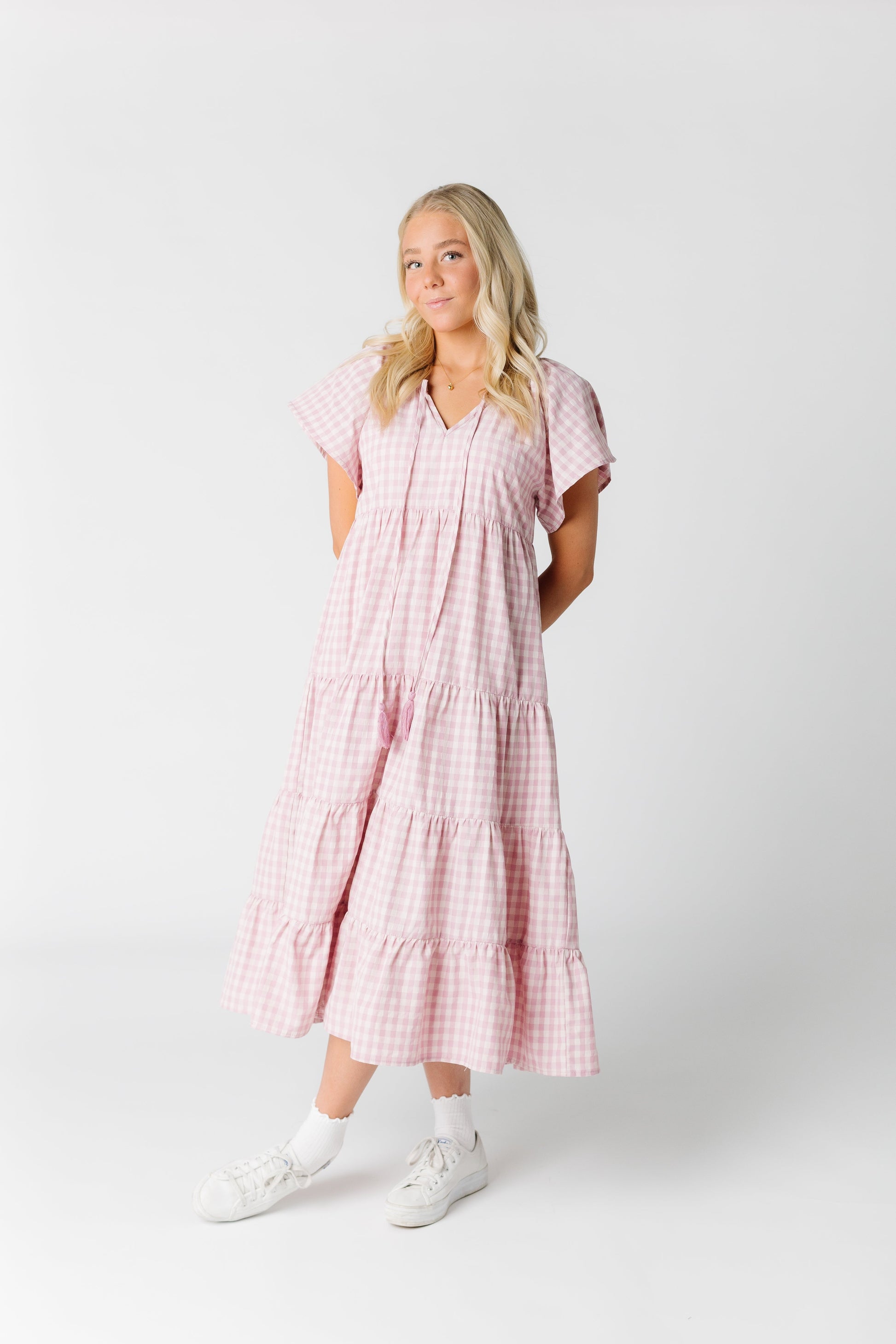 Brass & Roe Spring Gingham Dress WOMEN'S DRESS brass & roe 