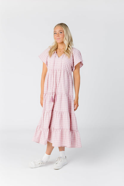 Brass & Roe Spring Gingham Dress WOMEN'S DRESS brass & roe 