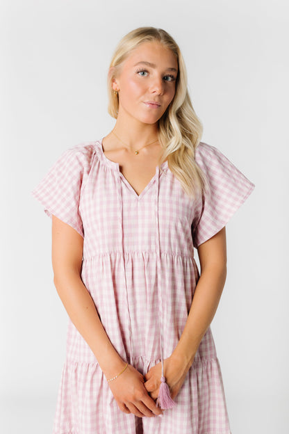 Brass & Roe Spring Gingham Dress WOMEN'S DRESS brass & roe 