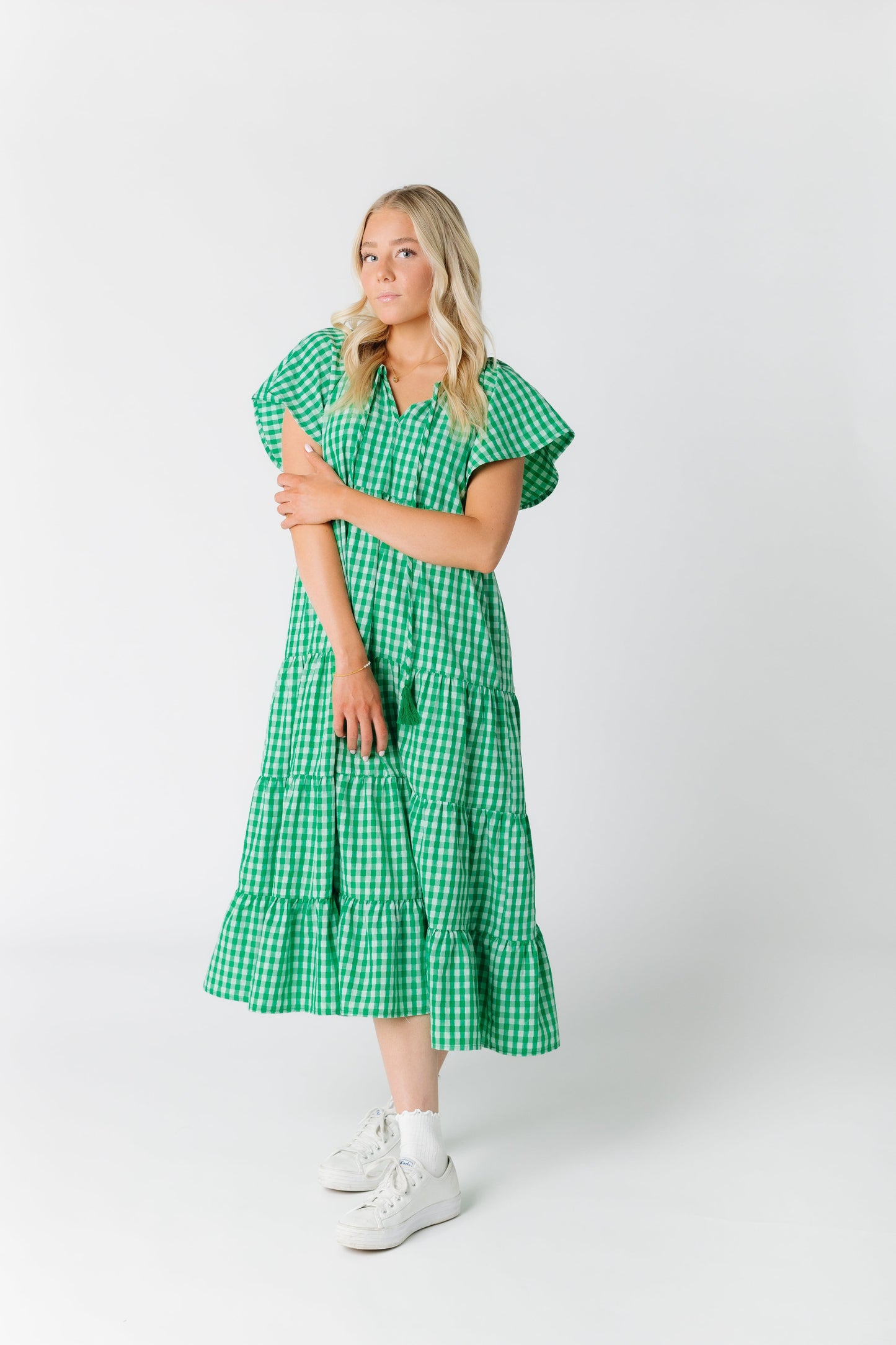 Brass & Roe Spring Gingham Dress WOMEN'S DRESS brass & roe 