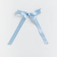 Satin Hair Bow WOMEN'S HAIR ACCESSORY Cove Accessories Light Blue 5 1/2" wide x 8" long 