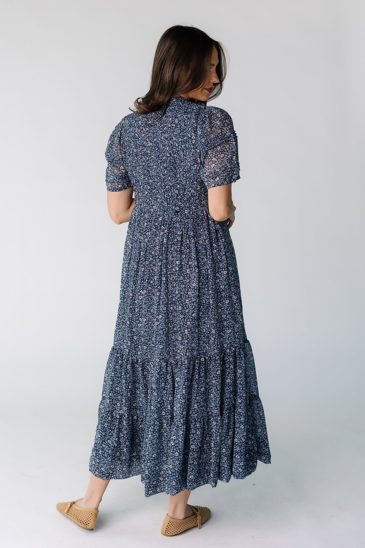 Citrus Flower Fields Chiffon Dress WOMEN'S DRESS Citrus 