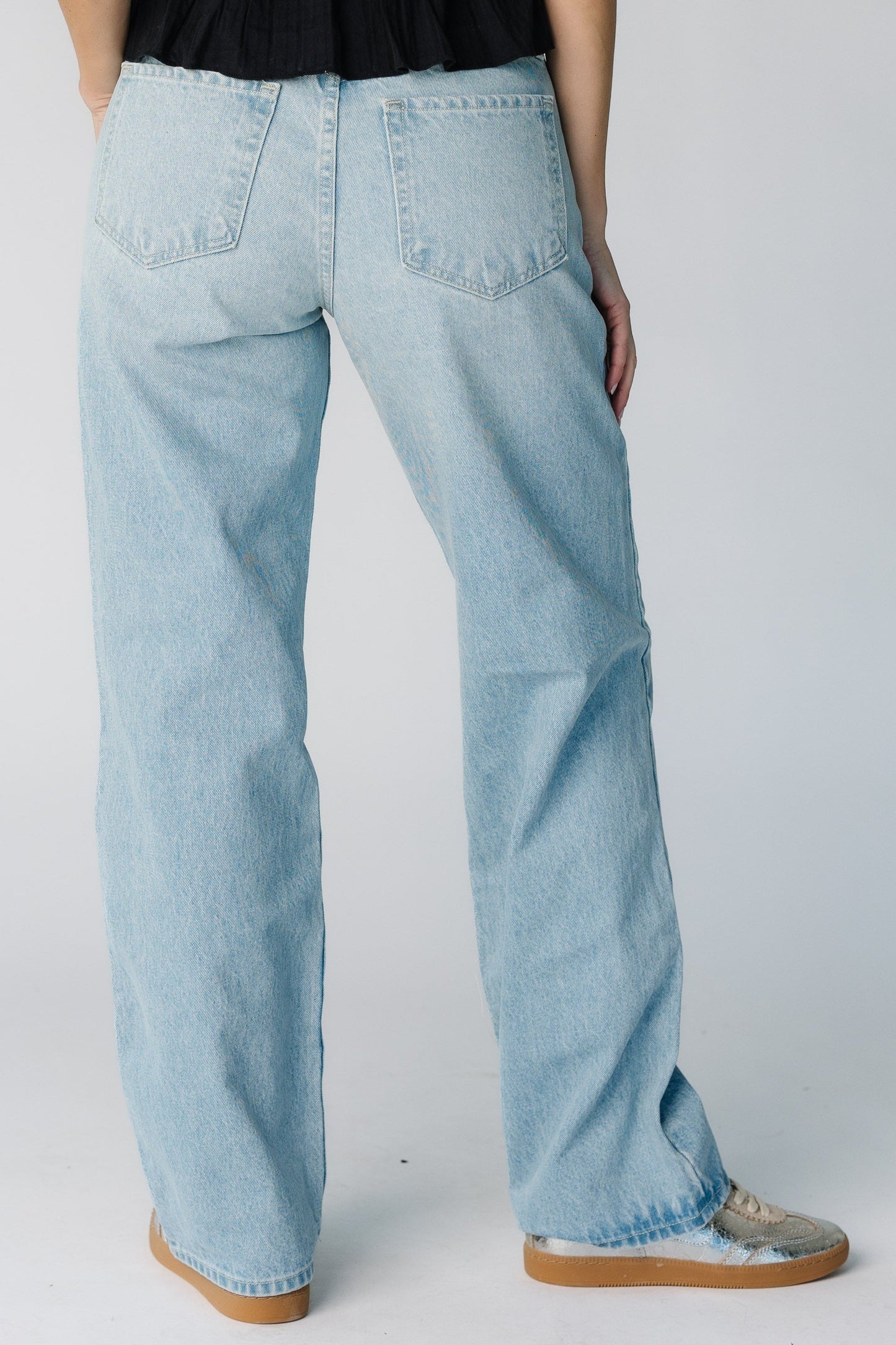 Helen Relaxed Straight Denim - Light Denim WOMEN'S DENIM Just Panmaco Inc. 