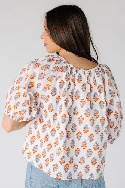Citrus The Blooming Top- Prints WOMEN'S TOP Citrus 