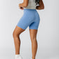 Ribbed Seamless Biker Shorts - Brights Women's Athletic Mono B 