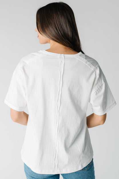 Fast Pace Soft Pocket Tee in White