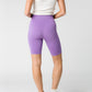 Ribbed Seamless Biker Shorts - Brights Women's Athletic Mono B 