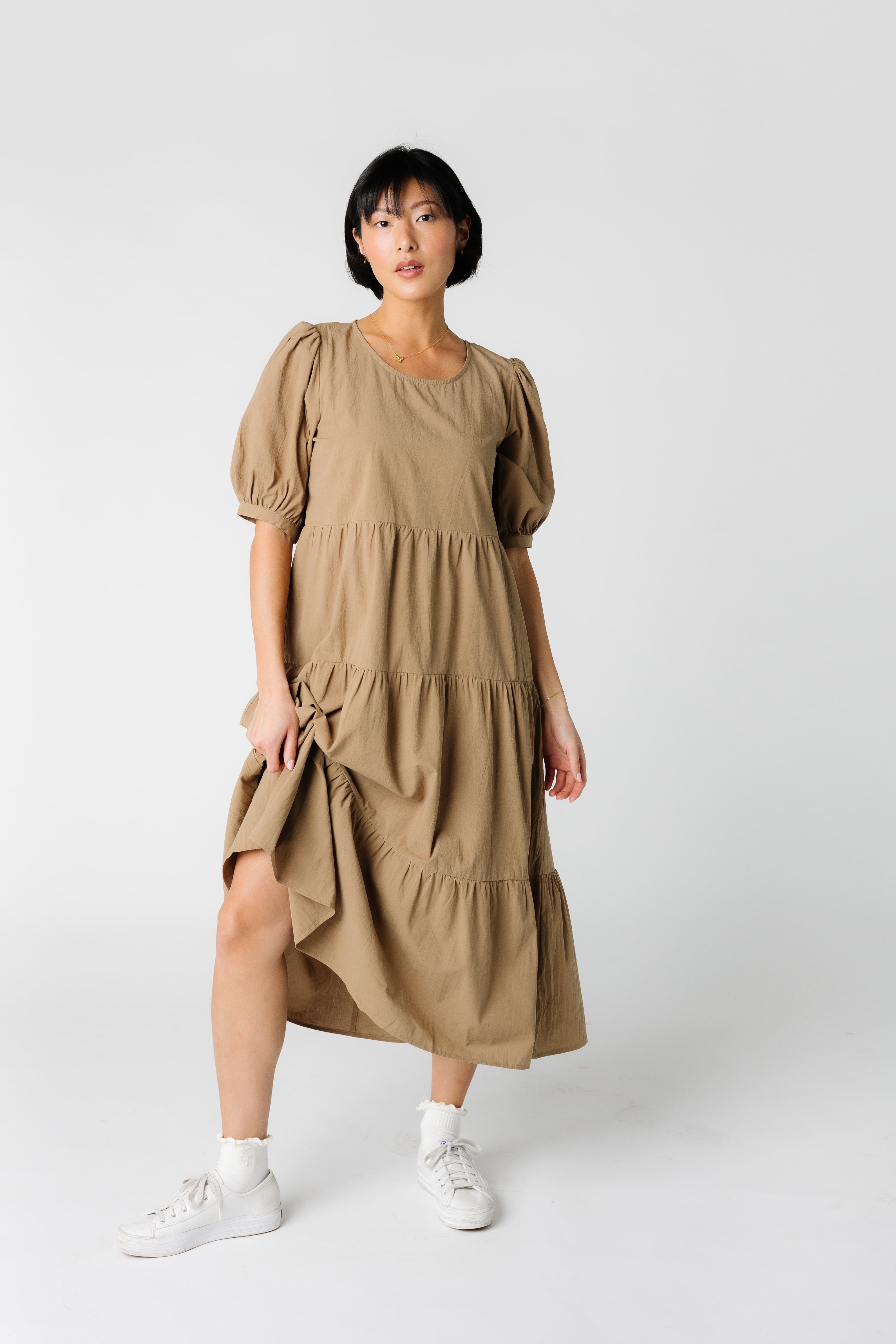 Brass & Roe Jayden Puff Sleeve Dress