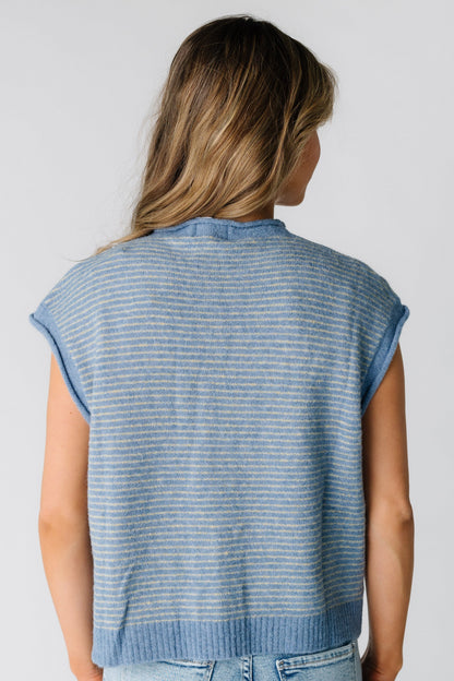 Classic Striped Sweater Vest WOMEN'S VEST Things Between 