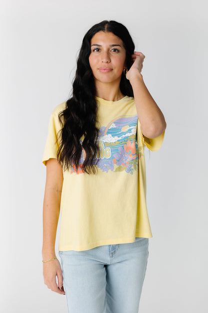 Billabong short sleeve tee in yellow ABJZT01461