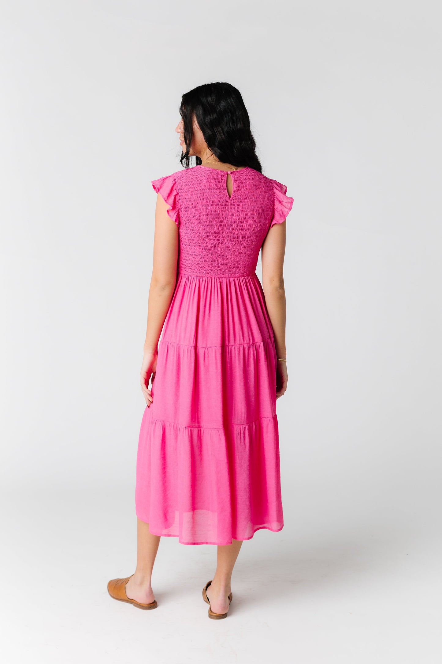 All In Smocked Dress - Light Fuchsia WOMEN'S DRESS Blu Pepper 