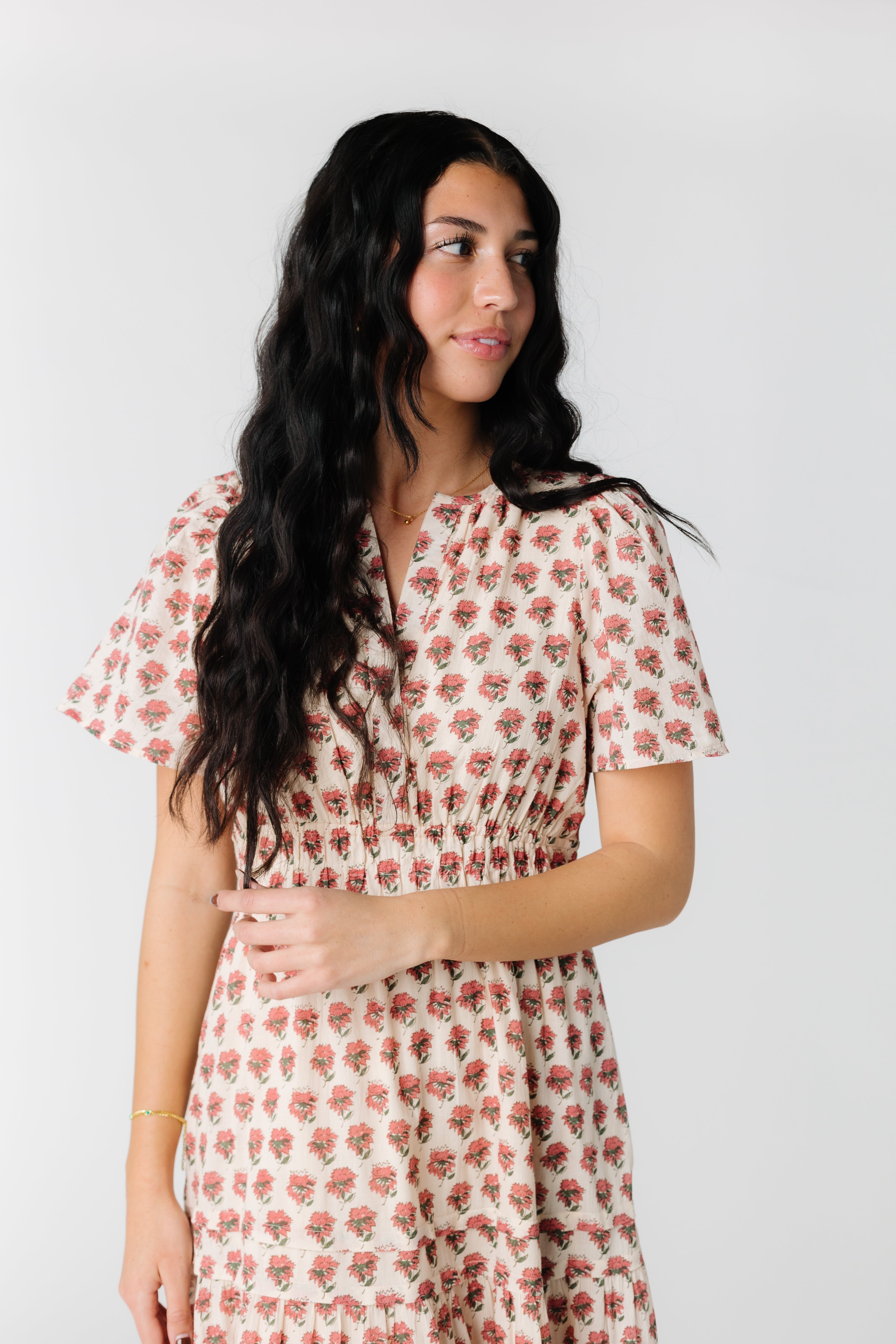 Buy Juniper Peach Printed Maxi Dress for Women Online @ Tata CLiQ