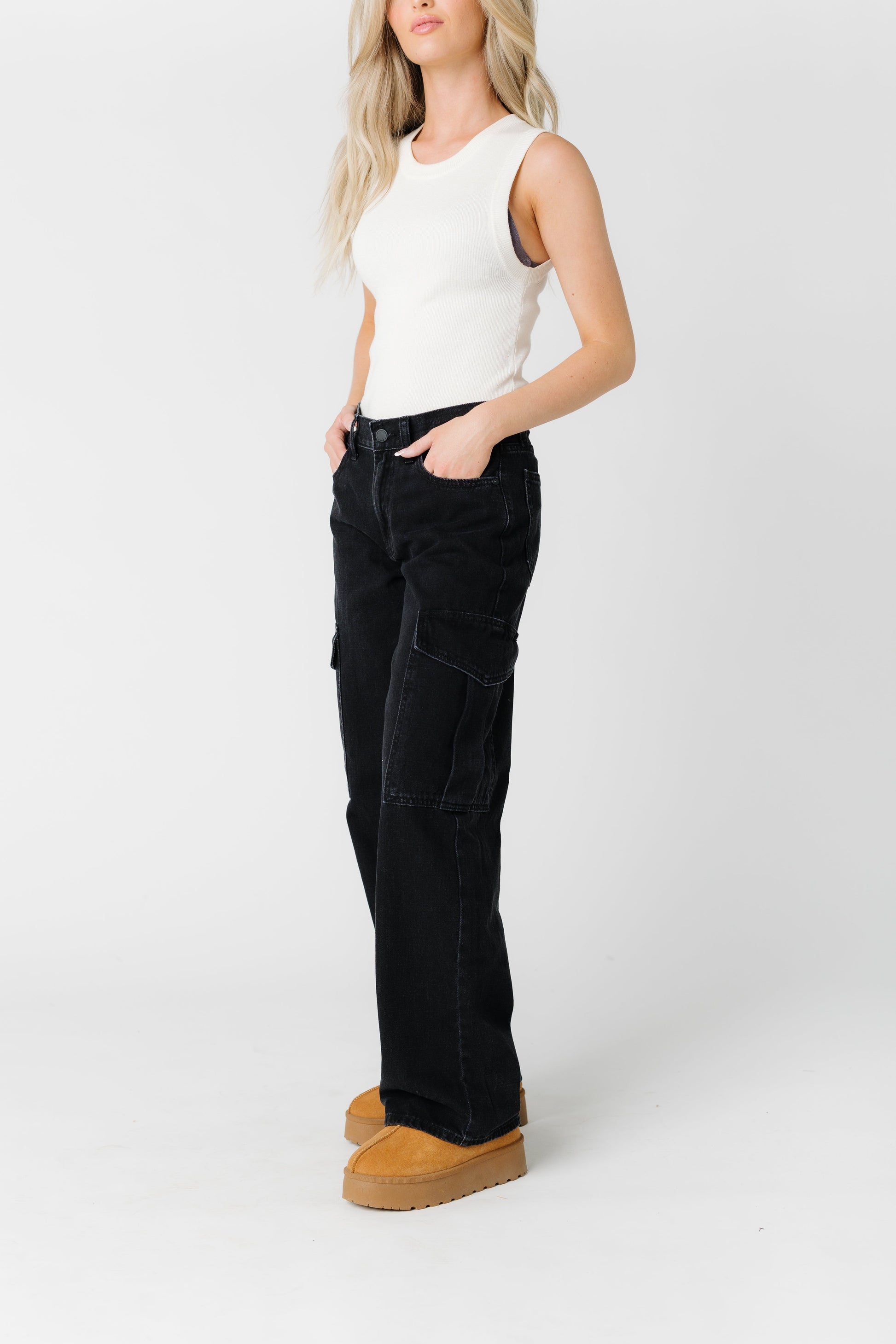 Day to Day Cargo Jeans WOMEN'S DENIM Just Panmaco Inc. 