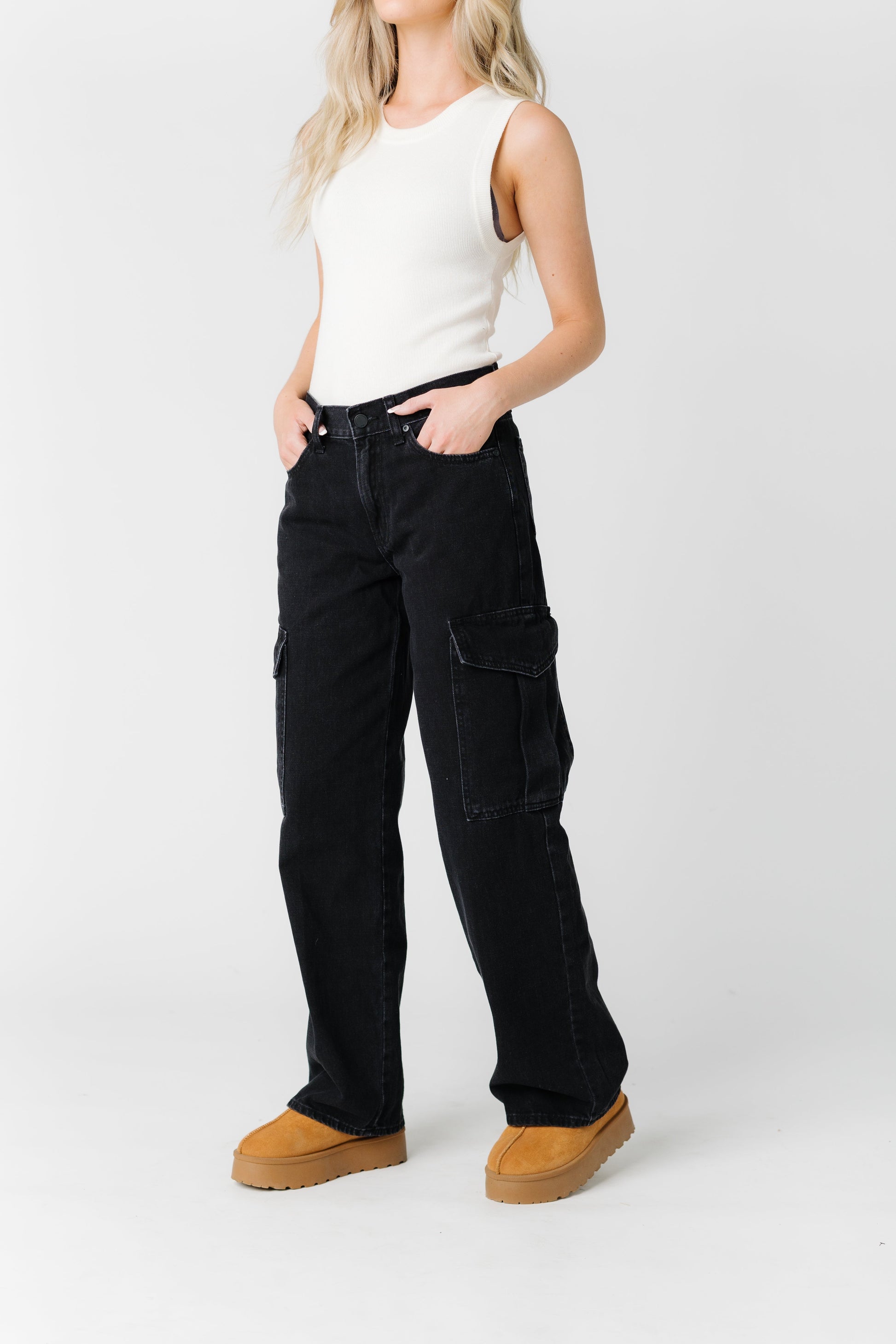 Day to Day Cargo Jeans WOMEN'S DENIM Just Panmaco Inc. 