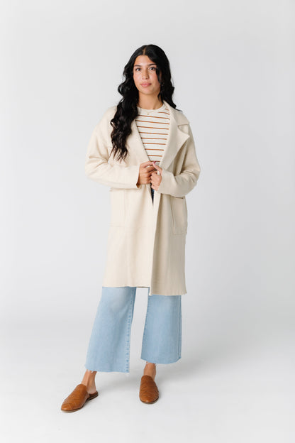 Kate Sweater Jacket WOMEN'S JACKETS Tea N Rose Beige S 