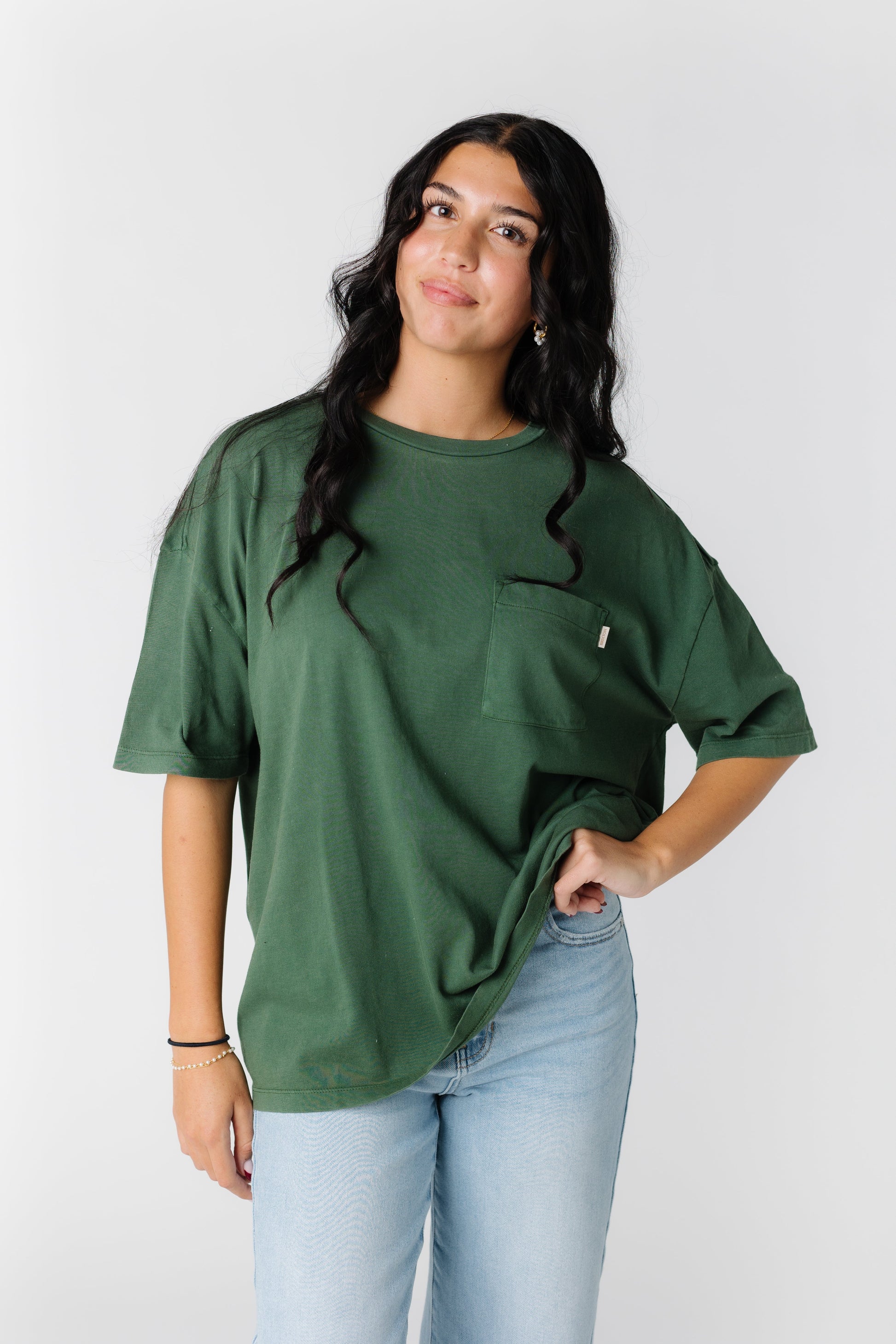 Brixton Carefree Oversized BF Pocket Tee – Called to Surf